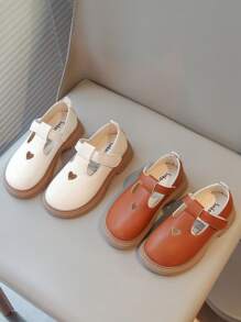 1 Pair Toddler/Baby Girls Flower & Pearl Braided Hook And Loop Soft Bottom Sandals, Fashion & Non-Slip Design, Suitable For Summer