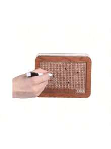1 pieza Hucha de madera creativa, alcancía con objetivo de conteo, lata de ahorro de efectivo decorativa de madera, para ensamblar DIY, adecuada para niños y niñas, color al azar, útiles escolares, de vuelta a la escuela
