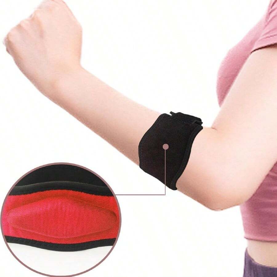 Adjustable Elbow Bandage Arm Strap With EVA Pressure Pad, Suitable For Golf, Squash, Casual And Gym Daily Sports (1pc) - Multicolor - View 1