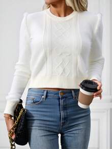 Women Sweaters - trắng - Xem 2