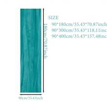 1pc Teal Green Macrame Table Runner, Farmhouse Spring Table Cloth (Approx. 90*400cm), Boho Home Decor, Suitable For Wedding, Baby Shower, Birthday Party