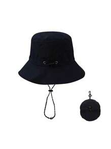 1 pieza Sombrero unisex impermeable y de secado rápido para exteriores, sombrero de cubo plegable para hombres y mujeres, sombrero de sol de verano para hombres con protección UV, adecuado para actividades al aire libre de verano como senderismo y pesca
