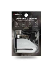Redlemon Disc Lock With Alarm For Bicycle And Motorcycle - Silver - View 9