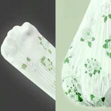 50PCS/100PCS Heavy Duty Garbage Bags, Thick Handle-Tie Trash Bags For Home, Kitchen, Dorm, Self-Sealing