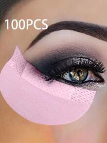 200/150/100pcs Disposable Eyeliner Shield Pad No-Lint Fake Eyelash Extension Makeup Tool,Makeup,Cheap,Room Decor,Vanity,Travel,Bedroom,Makeup Accessories,Cheap,Stocking Stuffers,Makeup,Makeup Tools,Cheap Stuff,Gifts,Gifts For Women,Christmas Gifts - Pink - View 17