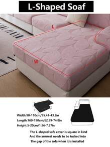 1pc Stretch Sofa Cover, Non-Slip Full Coverage Sofa Seat Cover, Suitable For All Seasons, Fabric Thickened Sofa Slipcover, Machine Washable, Dust-Proof, Pet-Friendly, Home Decor, Adjustable For Corner Sofa, Bedroom, Office, Living Room 1/2/3/4 Seater