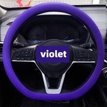 1. Black/Gray/Orange/Red/Pink/Multi-Color/Car Silicon Steering Wheel Cover, Model Universal Round D Shape, Non-Slip, Sweat Absorption, Fit, Ultra-Thin And Soft, Wear-Resistant Without Scratches - One Size Fits All - Suitable for Both Large and Small Trucks - View 10