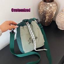 Customizable Initial Bucket Bag 2025 Multifunctional Crossbody & Shoulder Phone Purse For Women - Casual Versatile Fashion Accessory - Multicolor - View 14