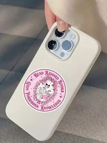 1/3pcs "READ BANNED BOOKS GAIN FORBIDDEN KNOWLEDGE" Humorous Stickers, Aesthetic, Pink Meme Skeleton Reading Book Waterproof Vinyl Decal, Suitable For Laptop, Water Bottle, Journal, Guitars, Helmets, Office Supplies, School, Skateboards, Luggage, And Other Funny Decal,School Supplies,Back To School