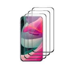 3pcs High Brightness Tempered Glass Screen Protector, 9H Hardness, 2.5D Edge, Anti-Scratch, Bubble-Free, Compatible With IPhone X, XS, XR, XS Max, 11, 11 Pro, 11 Pro Max, 12, 12 Pro, 12 Pro Max, 13, 13 Pro, 13 Pro Max, 14, 14 Pro, 14 Plus, 14 Pro Max, 15, 15 Pro, 15 Plus, 15 Pro Max, 16, 16 Pro, 16 Plus, 16 Pro Max