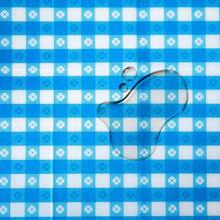 1pc Blue Plaid Disposable Plastic Tablecloth, Waterproof & Oil-Proof, Protects Table Surface, 54*108in Square, Suitable For Various Occasions