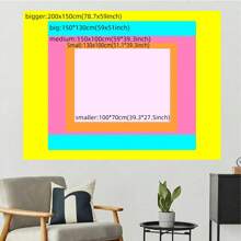 Tapisserie imprimée pour la fête des Mères, coffret cadeau pastel, décoration murale, idéale pour la chambre, le salon ou les fêtes.