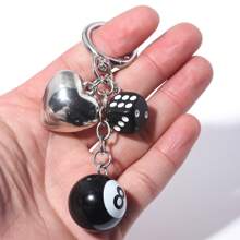 rongji jewelry Vintage unregelmäßig geformte Würfel Hängedekoration, Retro Design Handy Anhänger, Tasche Hängezubehör