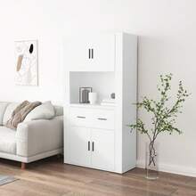 vidaXL Highboard Weiß Holzwerkstoff