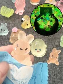 paquete de regalo de 10 piezas de bolsa ciega misteriosa, figuras miniatura adorables de animales hechas de material de alta calidad, adecuadas como regalos para la familia, cumpleaños, recuerdos de fiesta, bendiciones de temporada de graduación DIY, regalos en calcetín navideño, decoraciones de fiesta navideña, decoración de casa de muñecas