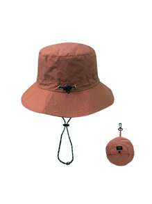 1 pieza Sombrero unisex impermeable y de secado rápido para exteriores, sombrero de cubo plegable para hombres y mujeres, sombrero de sol de verano para hombres con protección UV, adecuado para actividades al aire libre de verano como senderismo y pesca