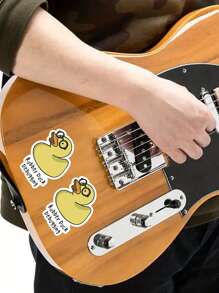 1/3pcs "Rubber Duck Debugging" Humorous Sticker, A Cartoon Rubber Duck With Glasses Is The Best Gift For Programmers, Suitable For Laptop, Water Bottle, Journal, Skins, Guitars, Helmets, Office Supplies, School, Skateboards, Luggage, And Other Funny Decal
