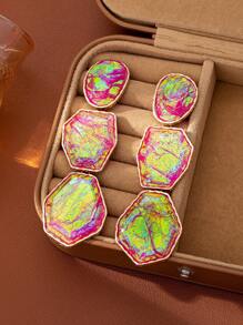 Latest Stylish Versatile Exaggerated Luxury Resort Style Earrings