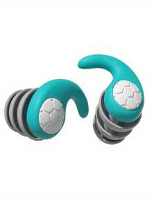 1 Pair Silicone Ear Plugs, Comfortable Silicone Ear Plugs, High Quality Silicone Ear Plugs Suitable For Swimming, Diving, Sleeping And Surfing