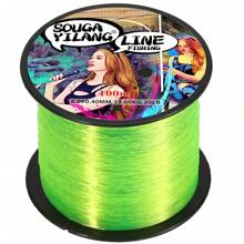 SOUGAYILANG 1Pc 100m/500m 5Colors Nylon Fishing Line High Quality Low Water Absorption High Abrasion Resisitance For Carp Fish Wire
