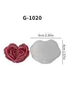 1 Pieza de Molde de Flor Molde 3D de Vela con Forma de Flor Molde de Peonía Molde de Fundición de Resina de Rosa Molde de Elaboración de Resina Molde de Vela de Silicona para Decoración del Hogar Modelo de Animal 3D Molde para Hacer Velas