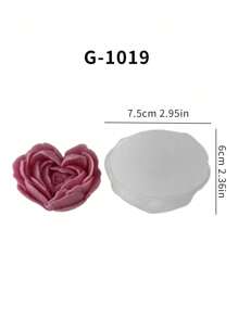 1 Pieza de Molde de Flor Molde 3D de Vela con Forma de Flor Molde de Peonía Molde de Fundición de Resina de Rosa Molde de Elaboración de Resina Molde de Vela de Silicona para Decoración del Hogar Modelo de Animal 3D Molde para Hacer Velas