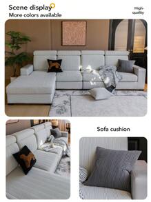 1 Stück kompletter Sofaüberzug, universeller Kratzschutz für 3-Sitzer und eine Queensize Sitzfläche, rutschfester Ganzjahresüberzug, geeignet für Wohnzimmer Sofaschutz für L-förmige Sofas und 1, 2, 3, 4 Sitzer Sofas