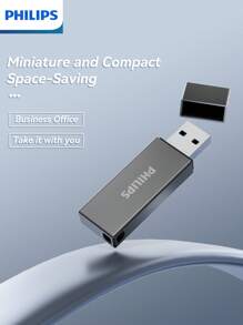 PHILIPS Clé USB 3.2 PHILIPS, transfert de fichiers haute vitesse, grande capacité pour préserver votre espace, prêt à l'emploi, petit et pratique, rendant votre vie plus pratique