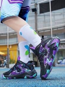 2025 New Basketball Shoes, Comfortable Non-Slip Sports Shoes For Men, Friction Noise Bottom Casual Shoes For Men, Thick Sole Elevated Outdoor Shoes, Dominate The Basketball Court And Playground Running Shoes (Asymmetrical Pattern)