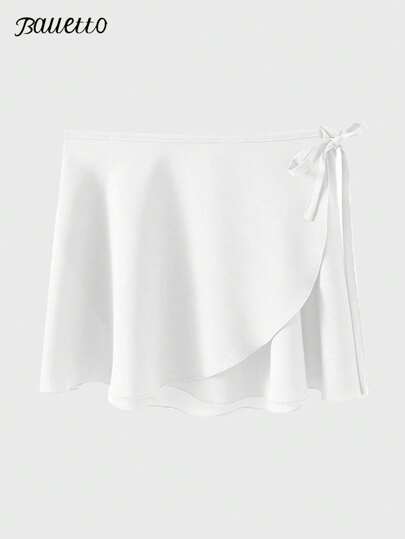 balletto تنورة راقصة البالية ذات الخصر المطاطي، تصميم قطعة واحدة لممارسة الباليه، فستان لعرض الرقص