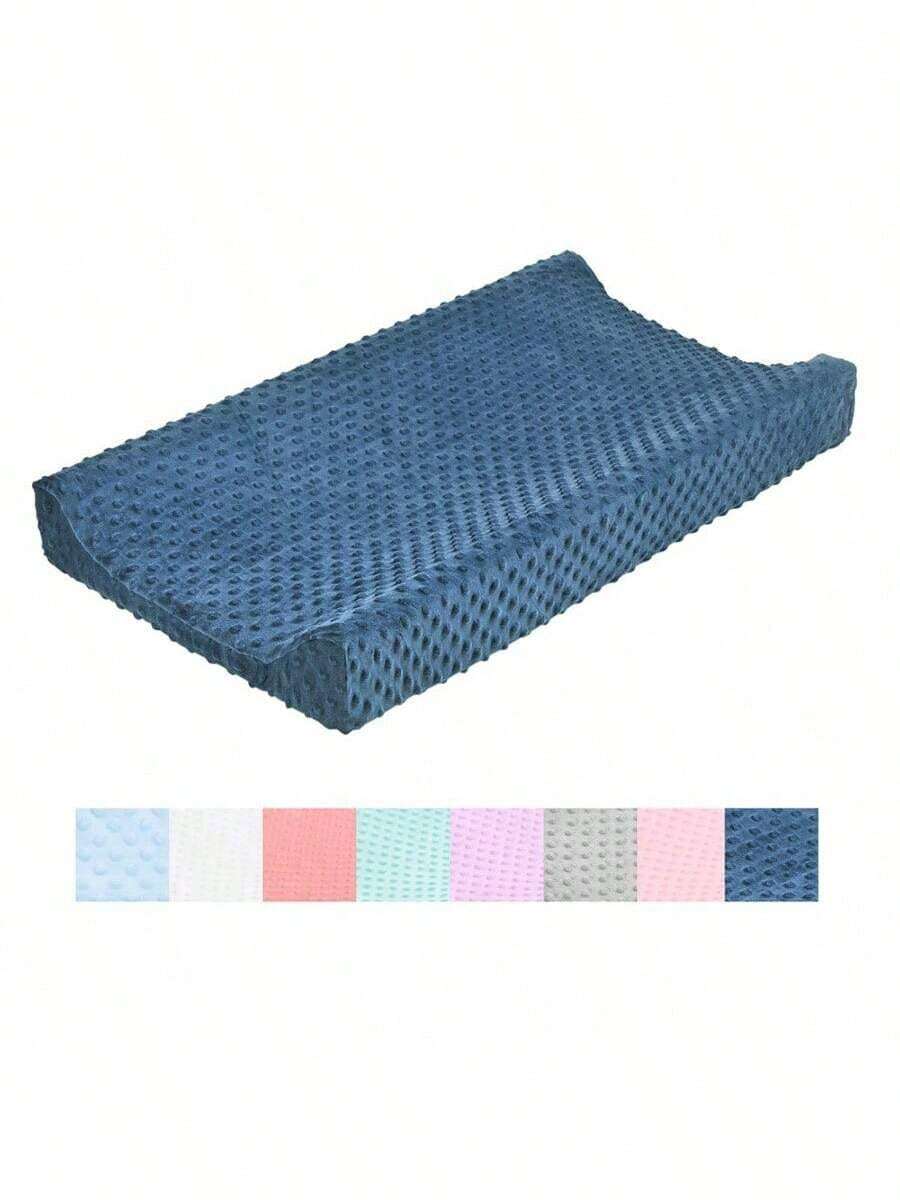 1pc Baby Changing Pad Cover, Super Soft Plush Fabric, Removable And Washable, Suitable For Spring/Summer - Multicolor - View 1