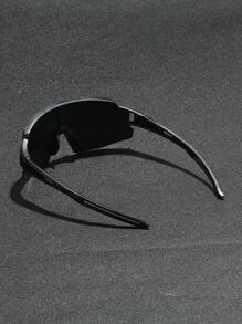 1 Stück Kunststoff Flach Top Mode Sport Brille, zum Radfahren, Skifahren & für lässige Sommerbekleidung am Strand, Outdoor, auf Reisen