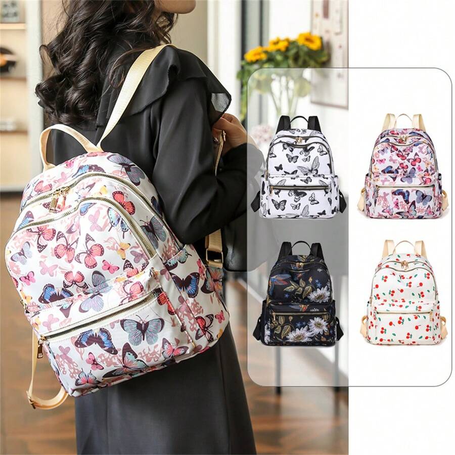 Nylon Backpacks Multifunction Women Backpack School Bags For Girls Travel Backpack