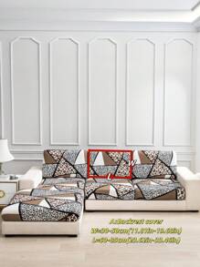 1 pezzo Cuscino decorativo in tessuto di seta di latte antiscivolo ed elastico per divano, con motivi floreali, a foglie o geometrici, multicolore, adatto per animali domestici, adatto per tutte le stagioni: primavera, estate, autunno e inverno