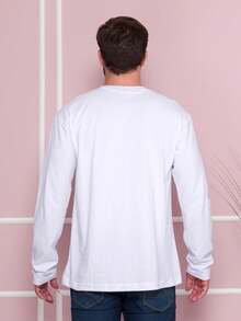 BOOS Men's Long Sleeve T-Shirt - White - View 2