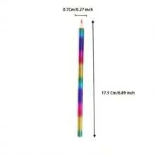 12 pezzi Matite arcobaleno multicolore, penne per dipingere, per arte, disegno, matite colorate, regali per feste, rientro a scuola