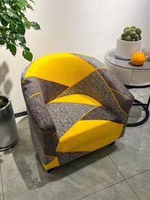 1PC印花椅套通用家居餐椅套全包沙发套四季通用耐磨防尘猫爪加厚防尘高弹力全包椅套