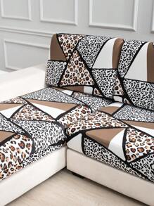 1 pezzo Cuscino decorativo in tessuto di seta di latte antiscivolo ed elastico per divano, con motivi floreali, a foglie o geometrici, multicolore, adatto per animali domestici, adatto per tutte le stagioni: primavera, estate, autunno e inverno