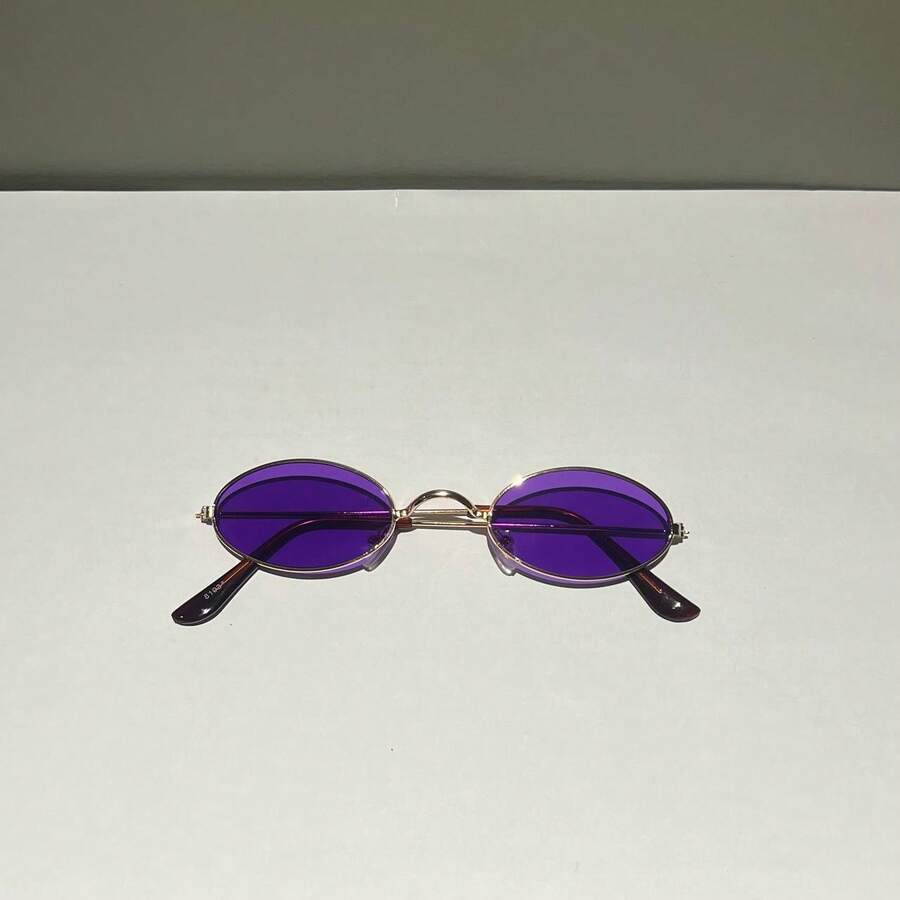 Small Round Villain Men Women Stylish Unique Original - Purple - View 1