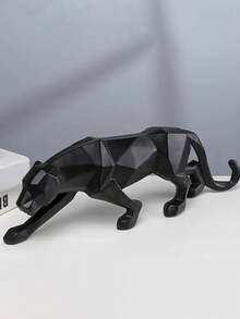 Tượng Động Vật Tượng Trừu Tượng Hình Học Phong Cách Nhựa Panther Điêu Khắc Văn Phòng Tại Nhà Máy Tính Để Bàn Trang Trí Thủ Công - Nhiều màu - Xem 6