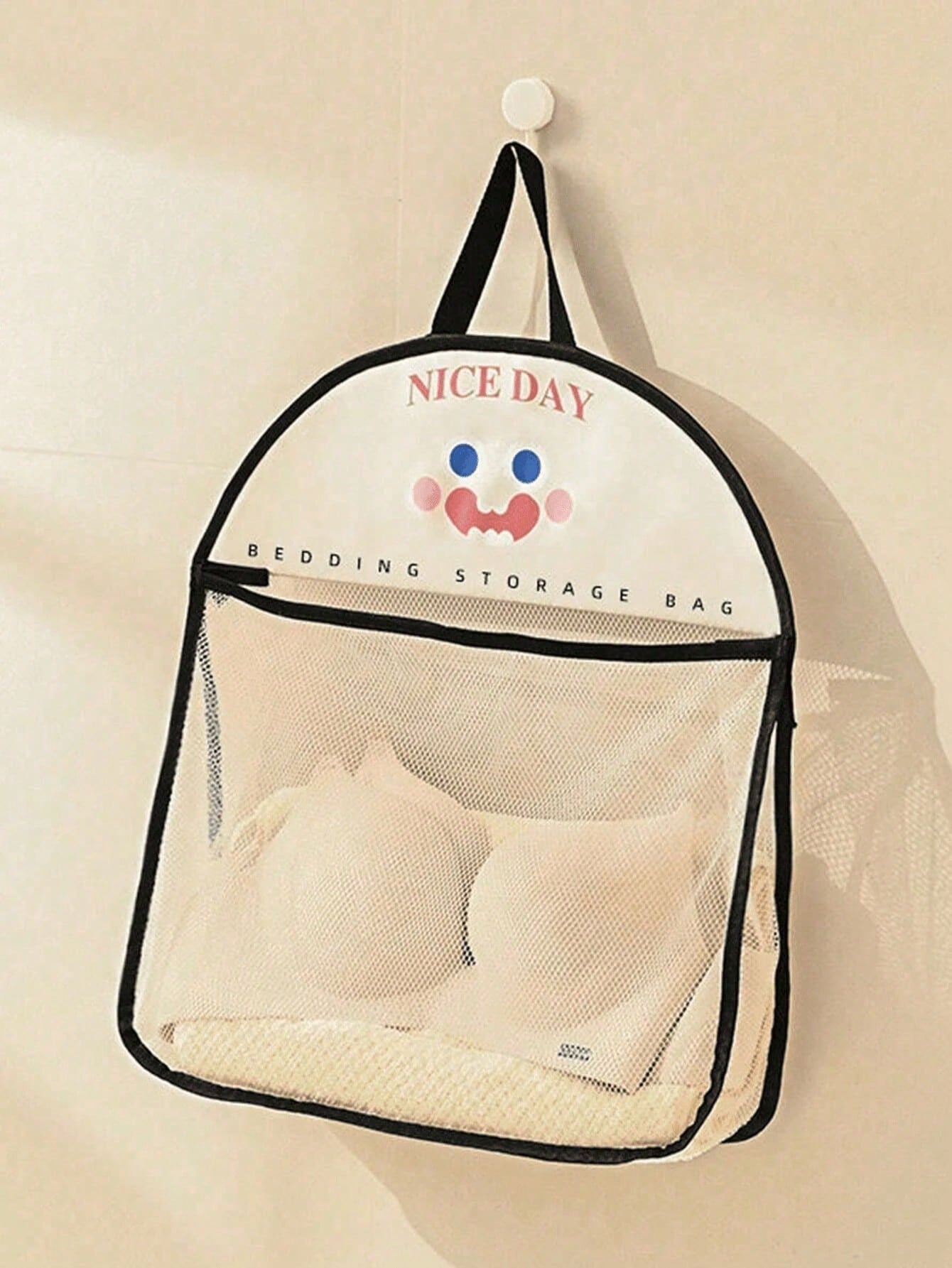 شبكية معلقة، منظم غسيل من البوليستر قابل للتنفس وا...