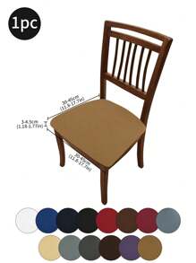 1 st/4 st/6 st effen kleur stretch spandex barkruk stoelhoezen, wasbare beschermhoezen voor eetkamer, hotel, huis stofhoes