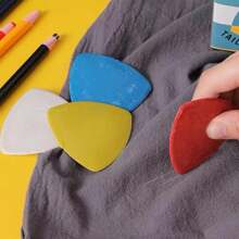 1 Set Of 10pcs Triangle Tailor Chalk, Sewing Accessories Multi-Color Edge Fabric Marking Tools For Precise Crafting, Suitable For Sewing, Embroidery, Makeup, Marking & Colorful Creation - Comes With Durable Plastic Storage Box For Easy Organization (Random Colors)