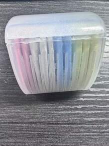 1 Set Of 10pcs Triangle Tailor Chalk, Sewing Accessories Multi-Color Edge Fabric Marking Tools For Precise Crafting, Suitable For Sewing, Embroidery, Makeup, Marking & Colorful Creation - Comes With Durable Plastic Storage Box For Easy Organization (Random Colors)