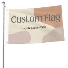 1 Pc Customizable Flag, Add Photo Artwork As You Like Perfect For Men's And Women's Bedrooms, Outdoor Garden Decorations Personalized Room Flags And Wall Hangings, Multi-Functional, Ornamental, Anti-Mold, Provincial Elegance Living, Multi-Functional, Stylish, Office, For Valentine's Day, For Mother's Day, For Weddings, For Housewarming, Multi-Functional, , Stylish, Office, For Valentine's Day, For Mother's Day, For Weddings, For Housewarming,Xmas Decoration, Autumn Home Refresh