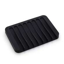 Self-Draining Soap Dish, Bathroom Waterfall Drain Rack, Soap Holder - Extends Soap Life, Keeps Soap Bar Clean, Easy To Clean, Bathroom Accessories Back To School