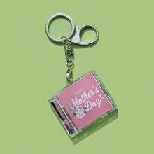 Custom NFC Mini Album CD Keychain | Personalized Music Gift | Retro Style Gift L Spotify Keychain | Music Lover Keychain | Mother's Day Gift - Multicolor - View 12
