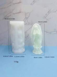 1pc Silicone Mold For Handprayer Person Shape Candle Aromatherapy Plaster Home Decor DIY