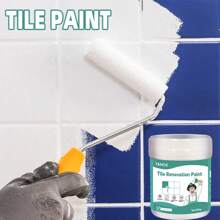 Peinture faible odeur pour baignoire et carrelage de salle de bain, kit de rénovation de baignoire et de carrelage blanc, kit de rénovation de baignoire semi-gloss pour cuisine, évier, fibre de verre