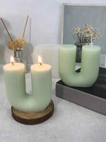 Silicone/Plaster Mold For Candle Making With Leg Shaped Design